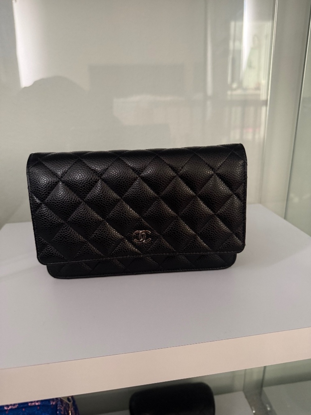 Chanel wallet on chain classic black 2018